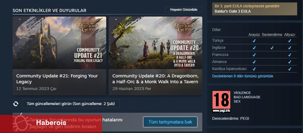 Beklenen Oyun Baldur's Gate 3 Yakında Tam Sürüm Olarak Geliyor: İşte Tüm Ayrıntılar - Haberois Beklenen Oyun Baldur's Gate 3 Yakında Tam Sürüm Olarak Geliyor: İşte Tüm Ayrıntılar