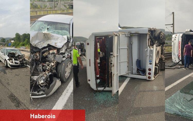 Bilecik’te trafik kazası! 11 yaralı - Haberois Bilecik’te trafik kazası! 11 yaralı