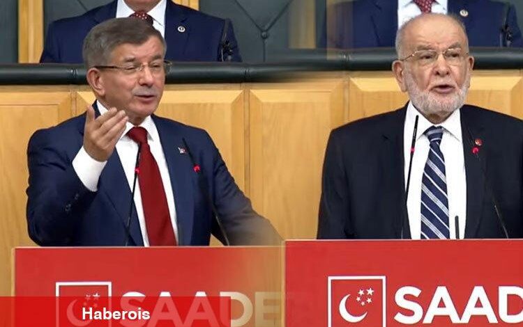 Bir grup iki genel başkan! Saadet Partisi TBMM'de ilk grubunu yaptı - Haberois Bir grup iki genel başkan! Saadet Partisi TBMM'de ilk grubunu yaptı