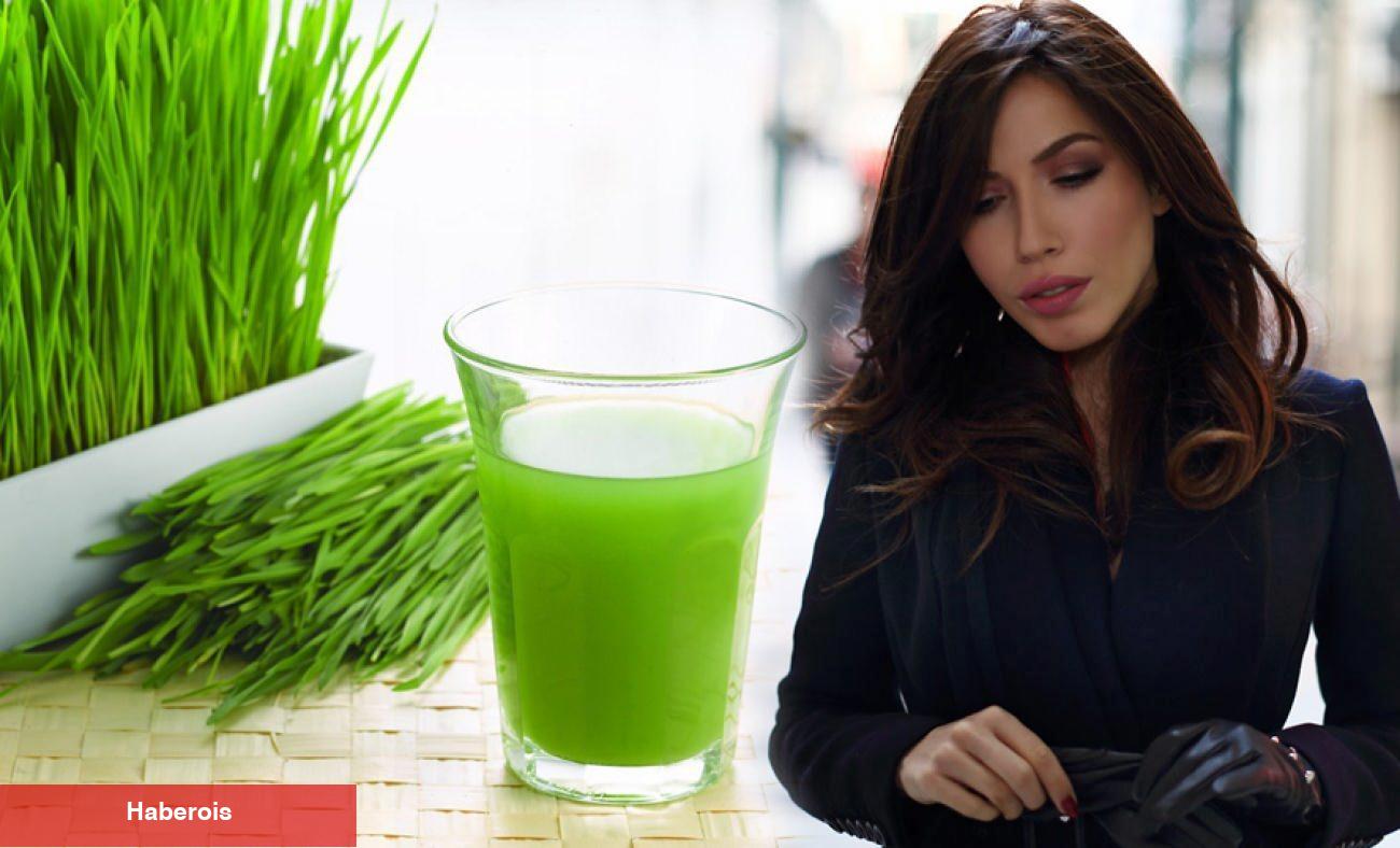 Burcu Güneş'in uyguladığı Çim suyu diyeti gündem oldu! Buğday çimi suyu kilo verdirir mi?