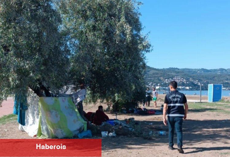 Bursa Büyükşehir Zabıtası'ndan çadır operasyonu
