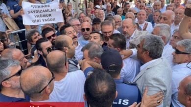 Bursa'da zam protestosunda bidonlu arbede!