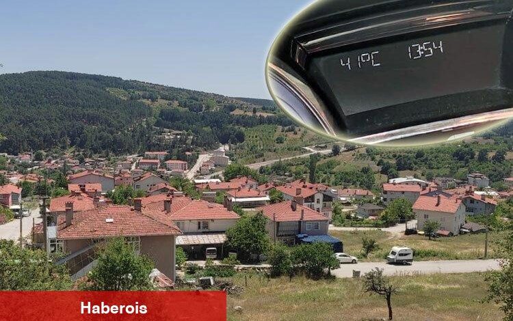 Bursa'nın dağ ilçelerinde sıcaklıklar rekor seviyeye çıktı