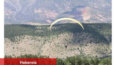 Çankırı'da yamaç parüşütü başladı!