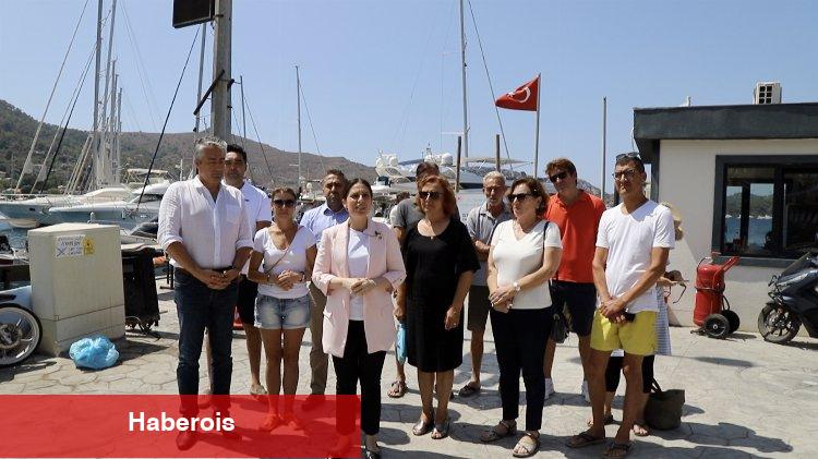 CHP'li Milletvekili Özcan'dan Muğla'da iskele tepkisi!