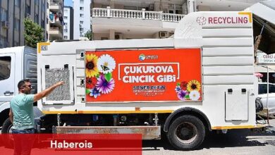 Çukurova'da konteynerler ilaçlı su ile yıkanıyor