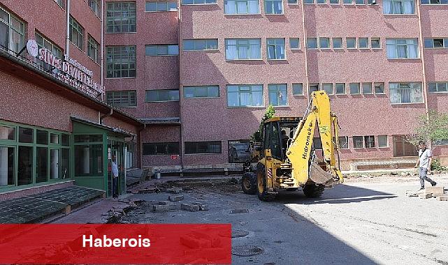Devlet hastanesi'nin çevresi yenileniyor - Haberois Devlet hastanesi'nin çevresi yenileniyor