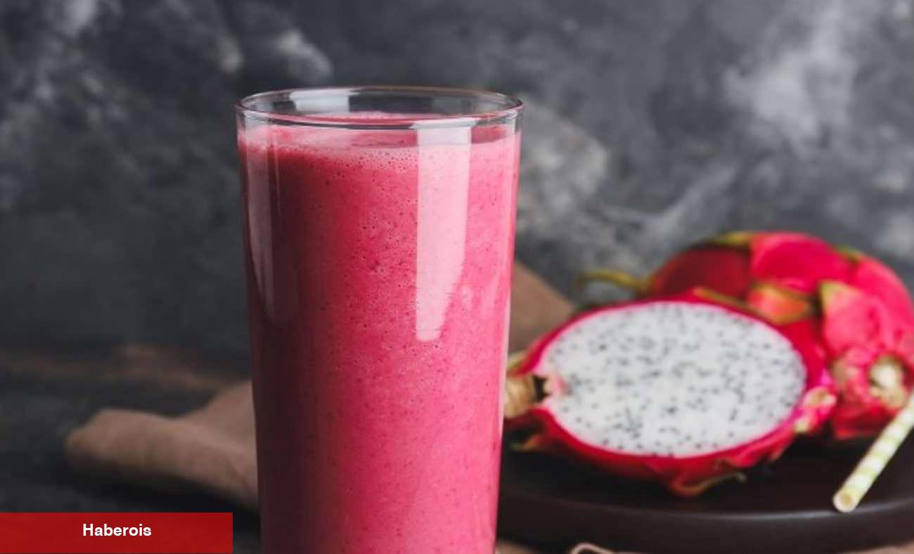 Dragon fruit mango nasıl yapılır? Ejder meyvesinin tropik esintisi ile yapılan soğuk içecek