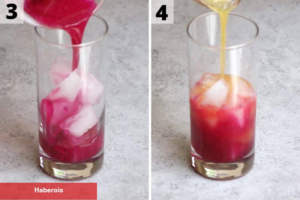 Dragon fruit mango nasıl yapılır? Ejder meyvesinin tropik esintisi ile yapılan soğuk içecek
