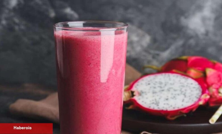 Dragon fruit mango nasıl yapılır? Ejder meyvesinin tropik esintisi ile yapılan soğuk içecek - Haberois Dragon fruit mango nasıl yapılır? Ejder meyvesinin tropik esintisi ile yapılan soğuk içecek