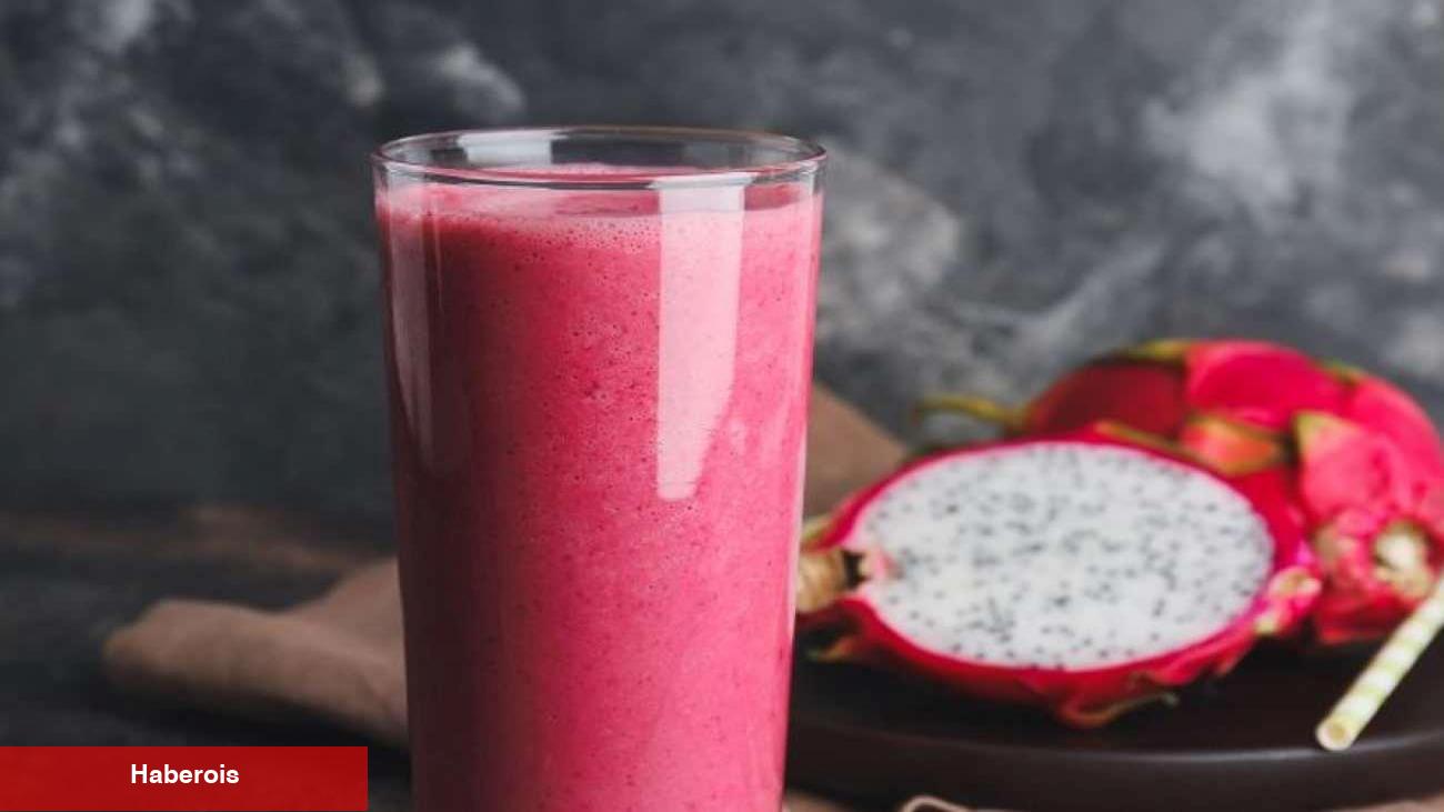Dragon fruit mango nasıl yapılır? Ejder meyvesinin tropik esintisi ile yapılan soğuk içecek