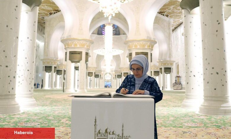Emine Erdoğan BAE’deki Pir Zayed Cami'yi ziyaret etti - Haberois Emine Erdoğan BAE’deki Pir Zayed Cami'yi ziyaret etti