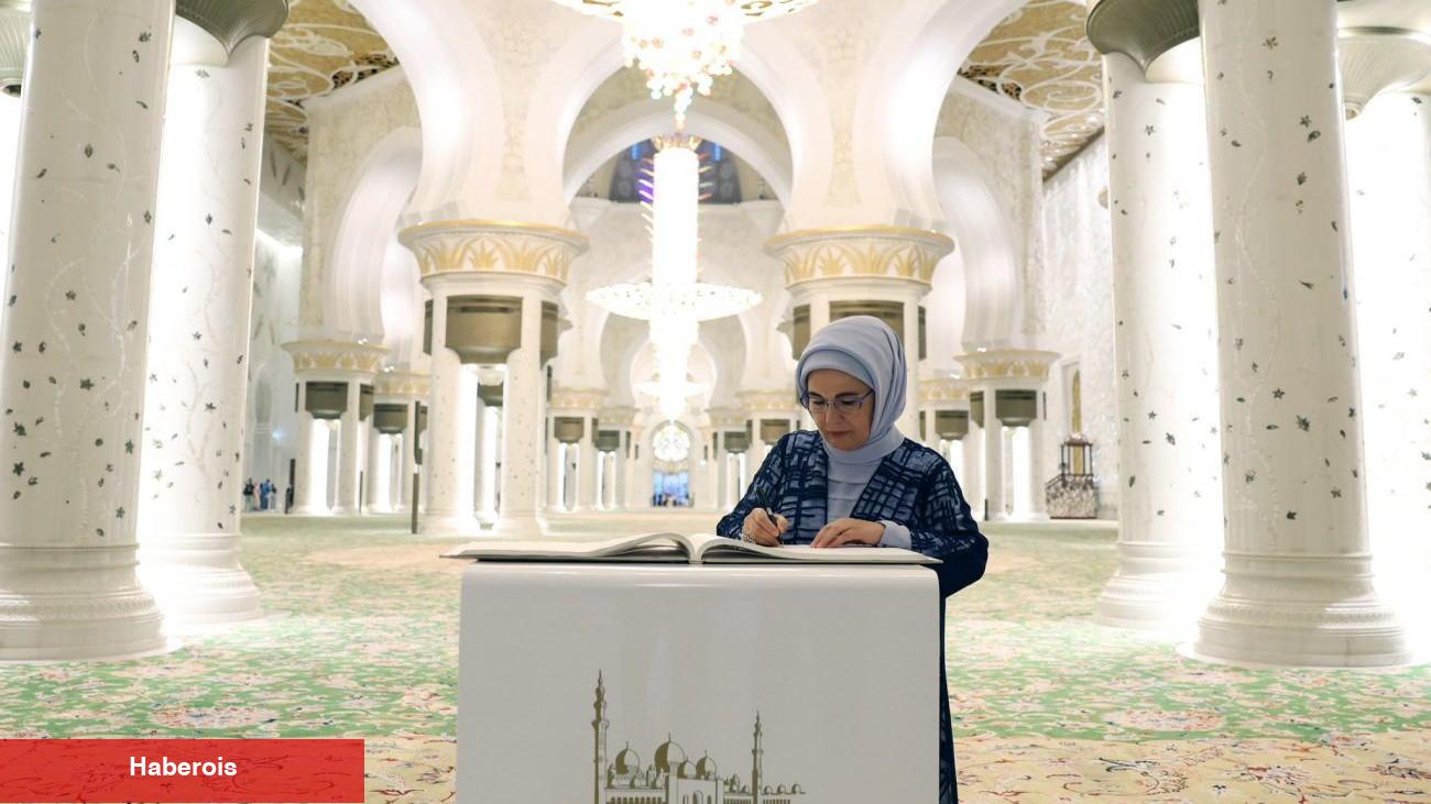 Emine Erdoğan BAE’deki Pir Zayed Cami'yi ziyaret etti