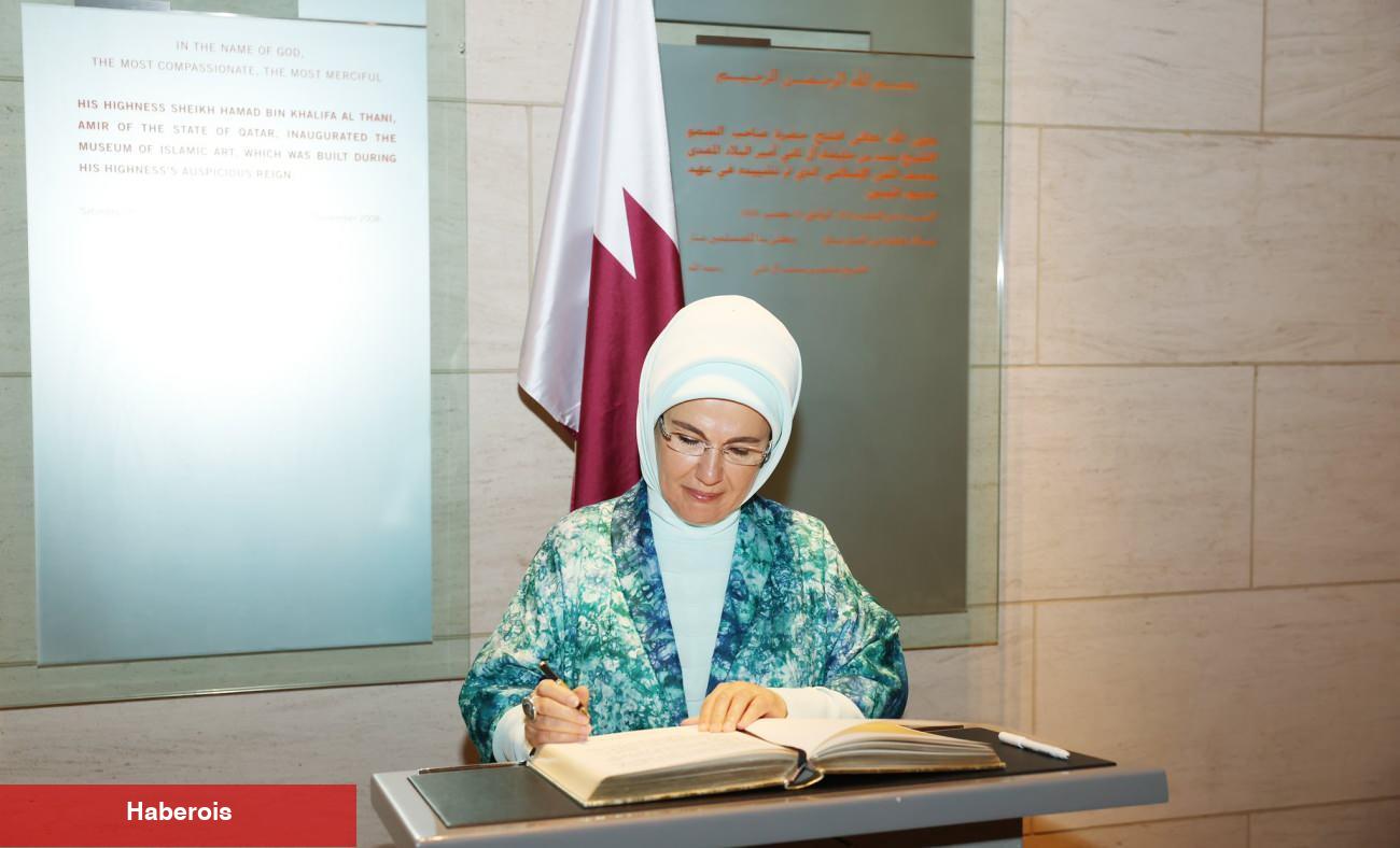 Emine Erdoğan Katar Doha ziyaretinden paylaşım yaptı