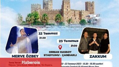 Festival heyecanı Çandarlı'da başlıyor