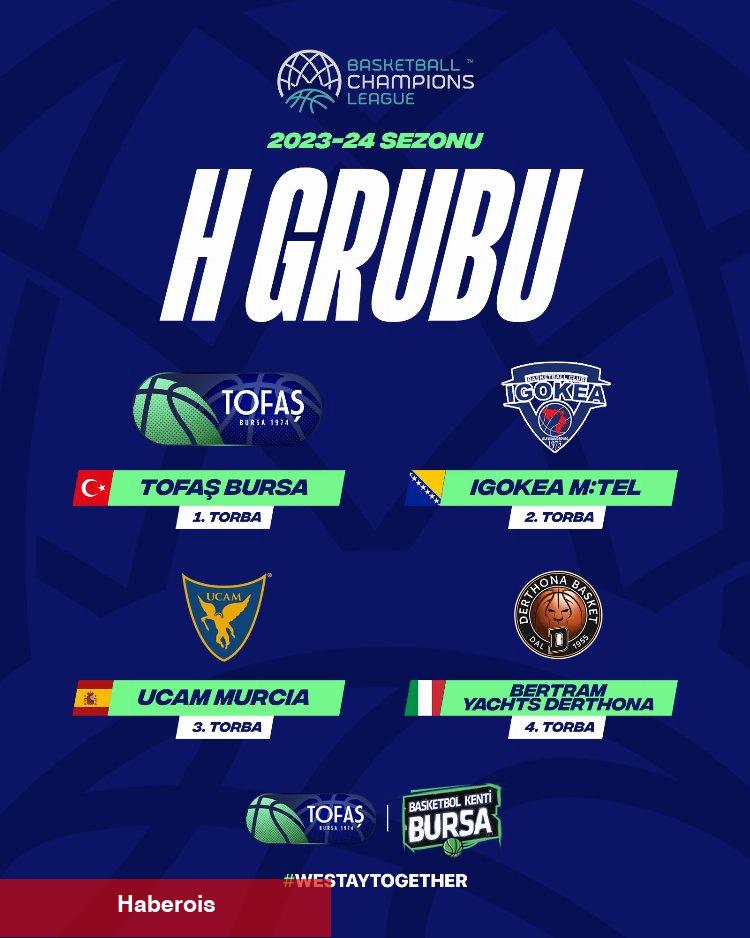 FIBA'da TOFAŞ'ın rakipleri belli oldu