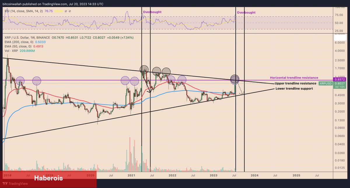Fraktal Tahlili: XRP Fiyatı Eylül’e Kadar Bu Seviyelerde!