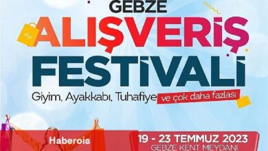 Gebze, Alışveriş Festivaliyle şenlenecek