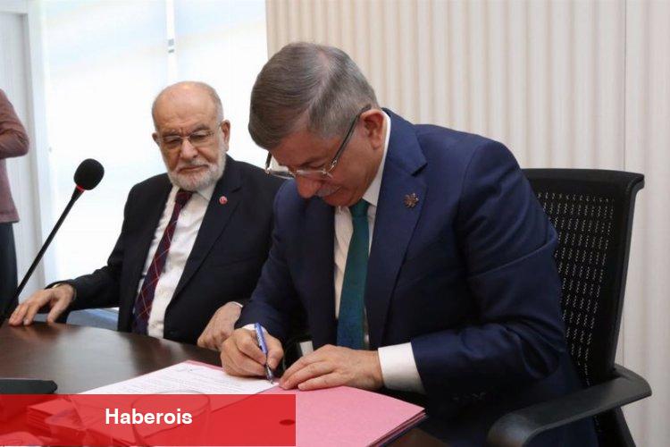 Gelecek 'Saadet'e erdi! İttifakın protokolü imzalandı