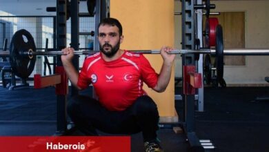 Görme engelli halterci Murat Bakşi ay-yıldızlı forma için ter döküyor