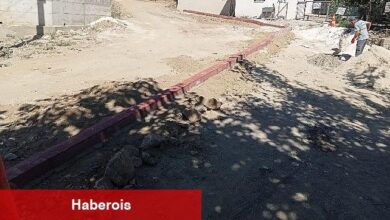 Göynük'te parke çalışmaları devam ediyor