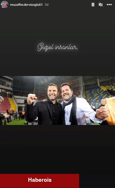 Halil Dervişoğlu'nun babasından Okan Buruk ve Erden Timur paylaşımı