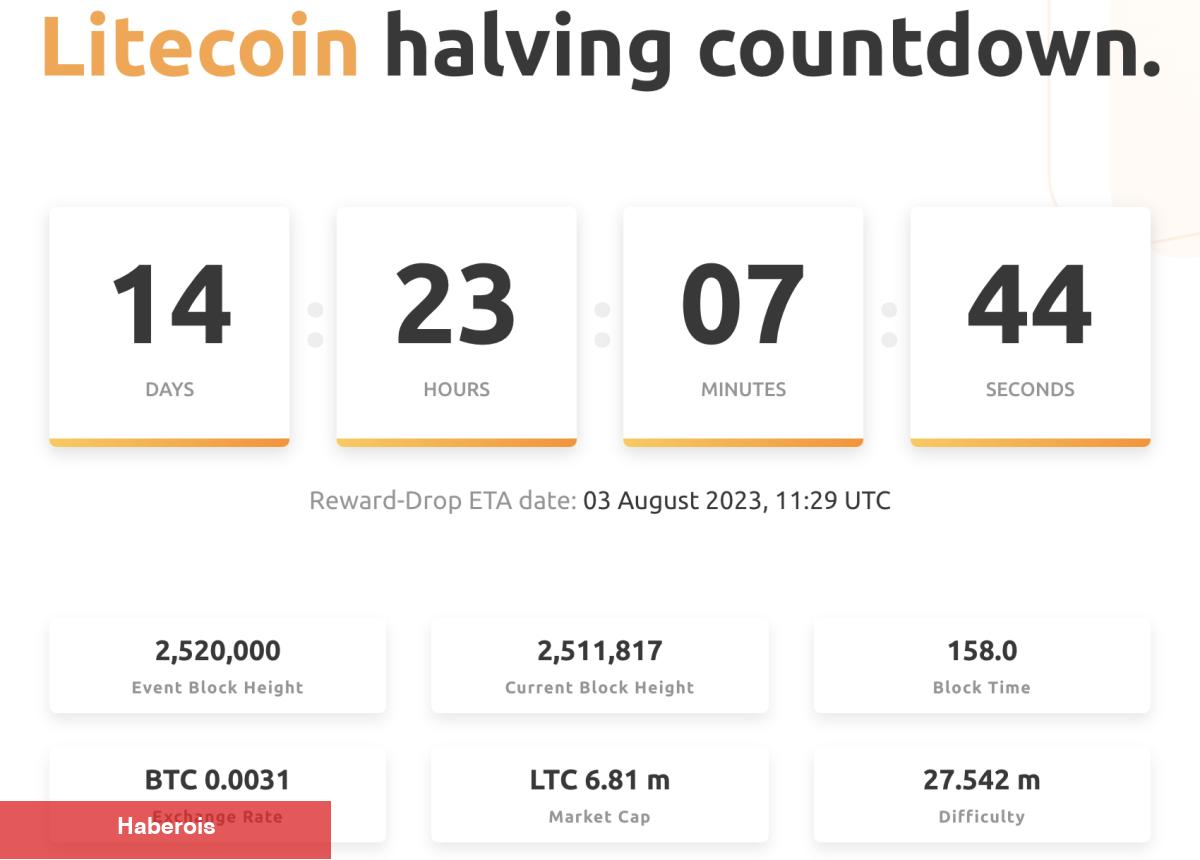 Halving İçin Geri Sayım: Litecoin Balinalarından Değerli Hamle! - Haberois Halving İçin Geri Sayım: Litecoin Balinalarından Değerli Hamle!