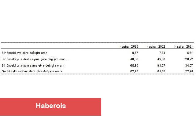 Hizmet Üretici Fiyat Endeksi (H-ÜFE) yıllık yüzde 68,90, aylık yüzde 9,57 arttı - Haberois Hizmet Üretici Fiyat Endeksi (H-ÜFE) yıllık yüzde 68,90, aylık yüzde 9,57 arttı