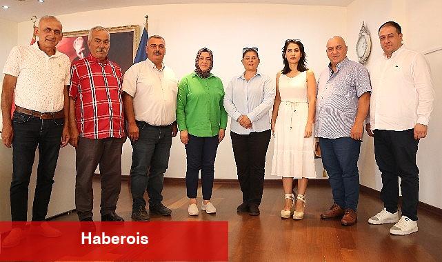 İncirliova'nın CHP ve İYİ Parti'li Belediye Meclis Üyeleri Başkan Çerçioğlu'nu ziyaret etti