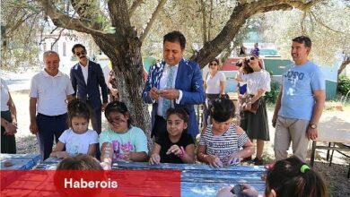 İzmir İl Milli Eğitim Müdürü Doç. Dr. Murat Mücahit Yentür, Uzunkuyu Köy Yaşam Merkezinde Yaz Atölyelerini Ziyaret Etti