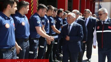 Kayseri Büyükşehir İtfaiyesi takviyelerle güçleniyor