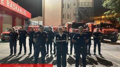 Kayseri Büyükşehir'den Mersin'e yangın desteği