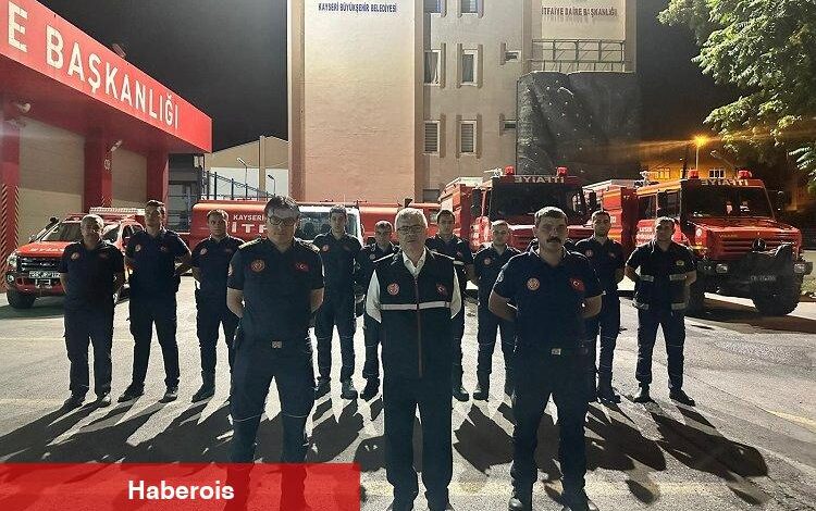 Kayseri Büyükşehir'den Mersin'e yangın desteği - Haberois Kayseri Büyükşehir'den Mersin'e yangın desteği