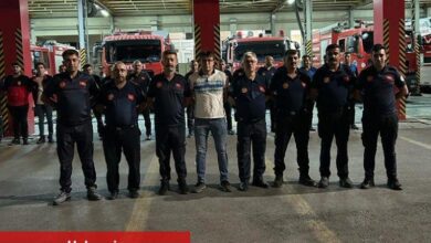 Kayseri itfaiyesinden Antalya yangınına destek