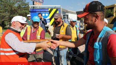 Kayseri Kocasinan'da Oto Galericiler'e asfalt dopingi