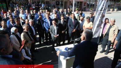 Kayseri protokolü Kitap Cafe'yi açtı