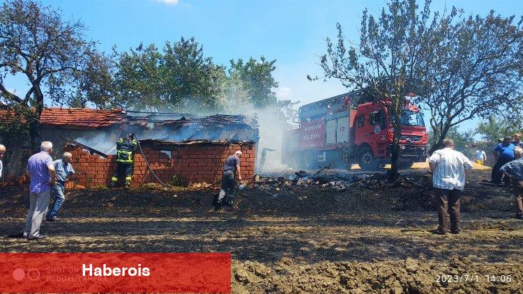 Keşan Altıntaş’ta buğday tarlası küle döndü