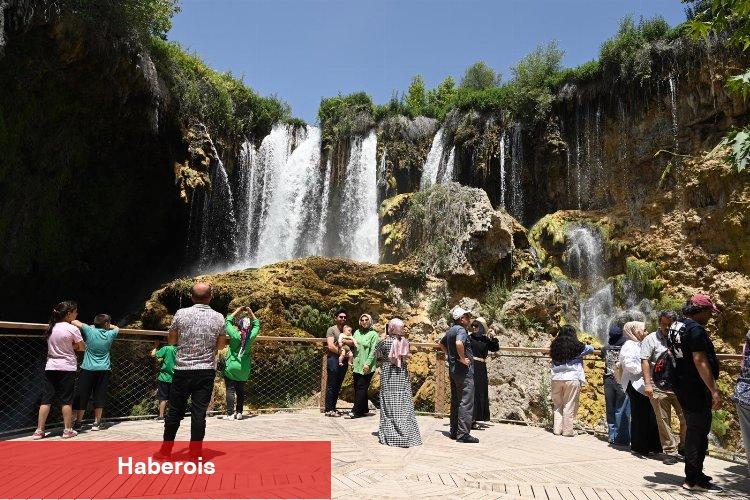 Konya'da Yerköprü Şelalesi yeni cazibe merkezi