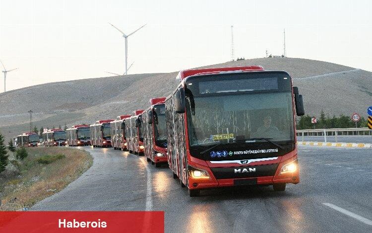 Konya'nın ulaşım filosuna yenileri de eklendi - Haberois Konya'nın ulaşım filosuna yenileri de eklendi
