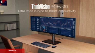 Lenovo'nun ThinkVision P49w-30 monitör özellikleriyle göz kamaştırıyor