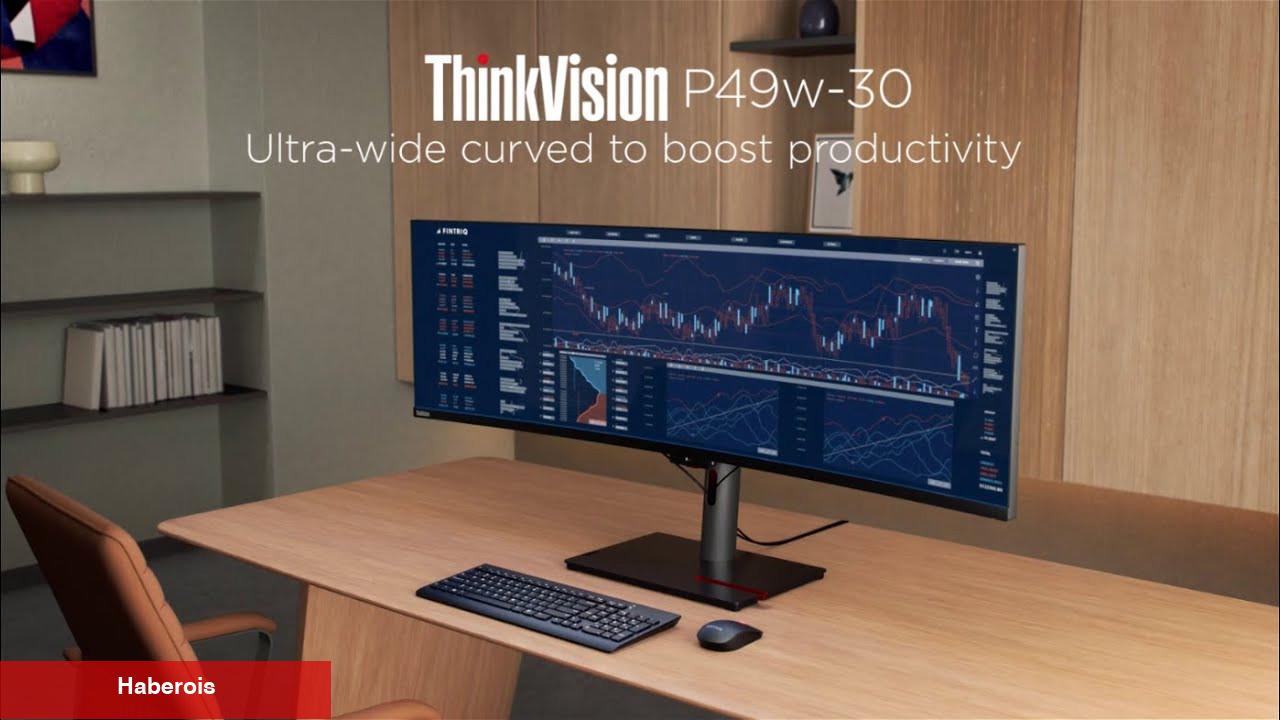 Lenovo'nun ThinkVision P49w-30 monitör özellikleriyle göz kamaştırıyor