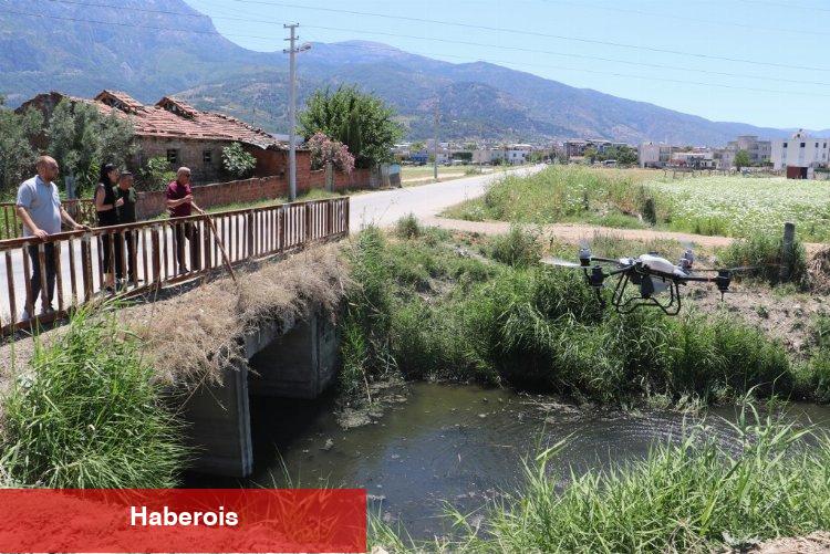 Manisa havadan ilaçlıyor