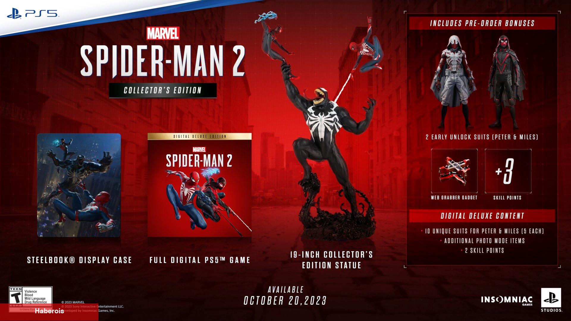 Marvel’s Spider-Man 2 için Öykü Fragmanı Yayınlandı: Yeni PS5 Paketi de Geliyor - Haberois Marvel’s Spider-Man 2 için Öykü Fragmanı Yayınlandı: Yeni PS5 Paketi de Geliyor