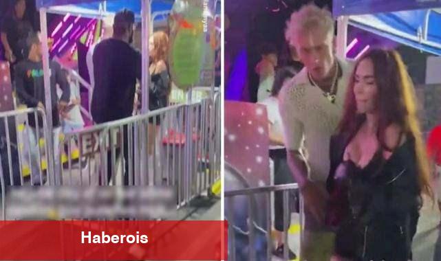 Megan Fox nişanlısıyla lunaparkta hücuma uğradı!