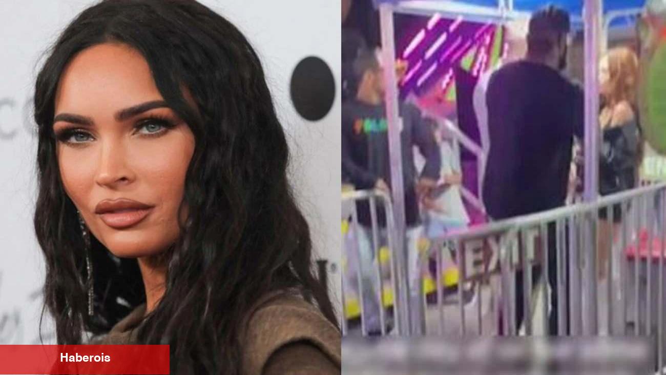 Megan Fox nişanlısıyla lunaparkta hücuma uğradı!