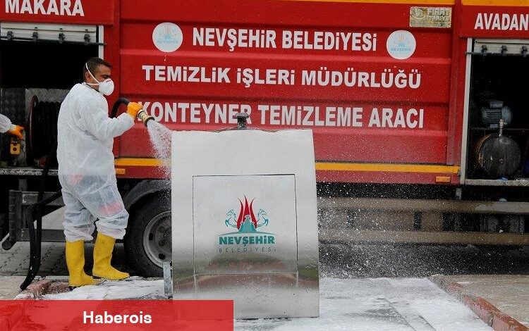 Nevşehir Belediyesi'nden dezenfeksiyon çalışması - Haberois Nevşehir Belediyesi'nden dezenfeksiyon çalışması