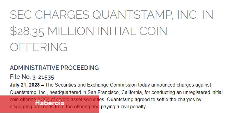 SEC, Bu Web3 Coin Hakkında Hata Duyurusunda Bulundu! - Haberois SEC, Bu Web3 Coin Hakkında Hata Duyurusunda Bulundu!