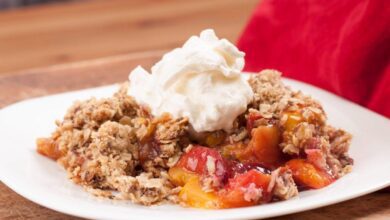 Şeftalili Crumble Tanımı