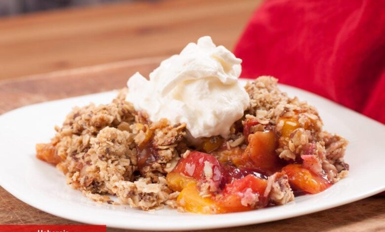 Şeftalili Crumble Tanımı - Haberois Şeftalili Crumble Tanımı