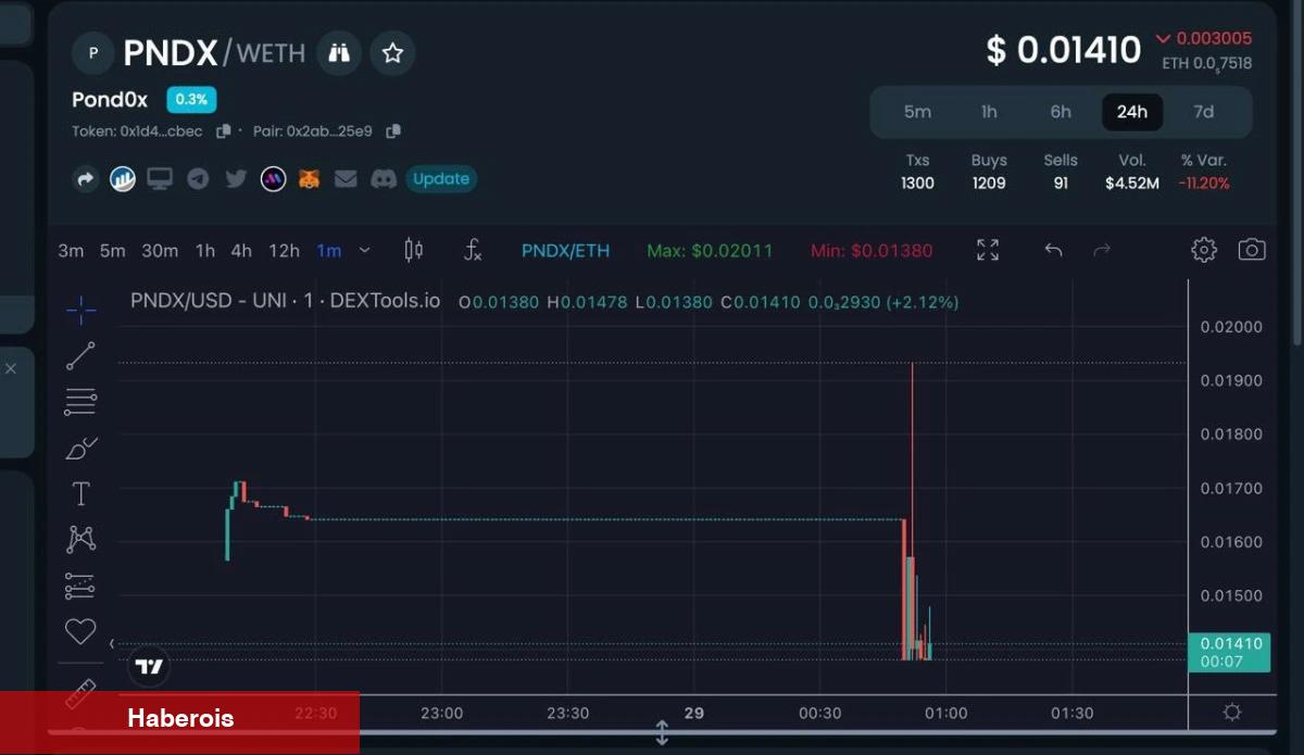 ‘Sıradaki PEPE’ Denilen Altcoin Sıfırı Gördü!